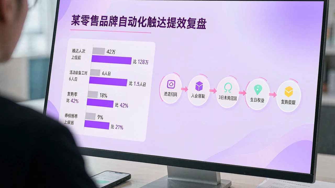 某零售品牌自动化触达提效实践复盘配图