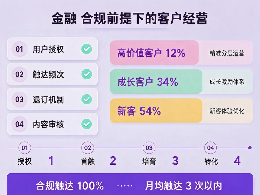 金融行业合规前提下的客户经营数据